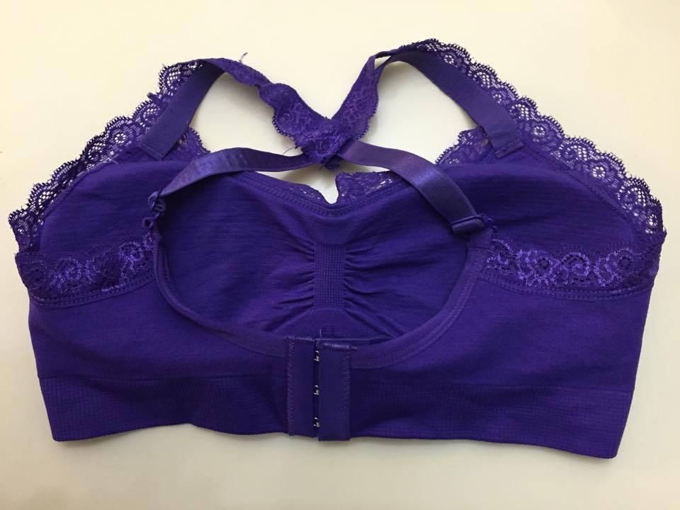 8-12團購VIP再95折，專利健康杯無鋼圈蕾絲吊帶可調式內衣4件組