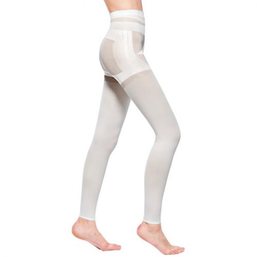 Mollifix 3D Polar Pull up Straight Pattern 9-Minute Body Shaping Pants