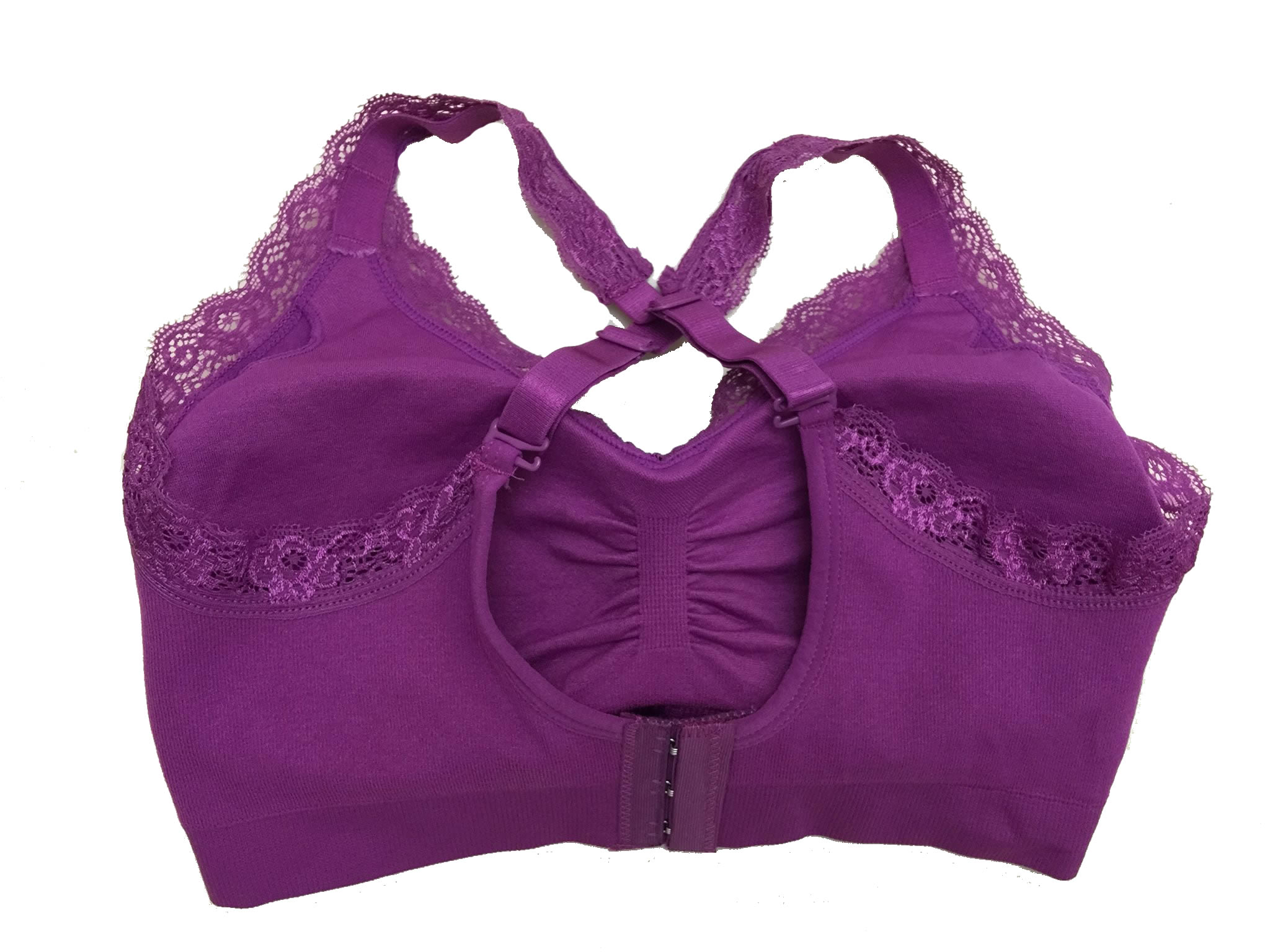 8-12團購VIP再95折，專利健康杯無鋼圈蕾絲吊帶可調式內衣4件組