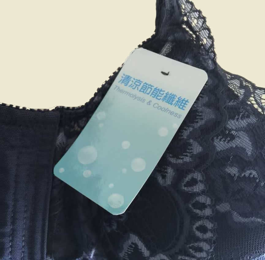 花樣深V美胸四排扣 清涼節能鑯維 高機能調整型內衣B，C，D杯