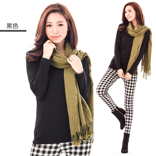 台灣製女吸濕保暖發熱衣-圓領款