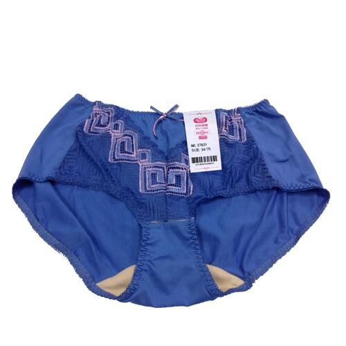 New Modern Geometry Blue Coffee Yarn Adjustable Underwear - Matching Underwear