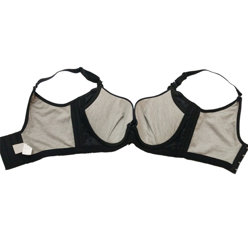 9611 竹炭深V無痕胸圍 四排扣