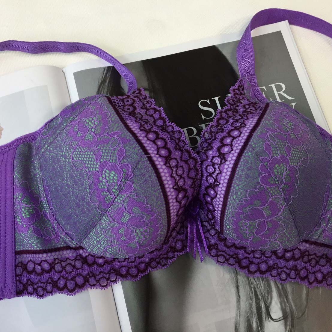 紫醉情迷 咖啡紗調整型內衣