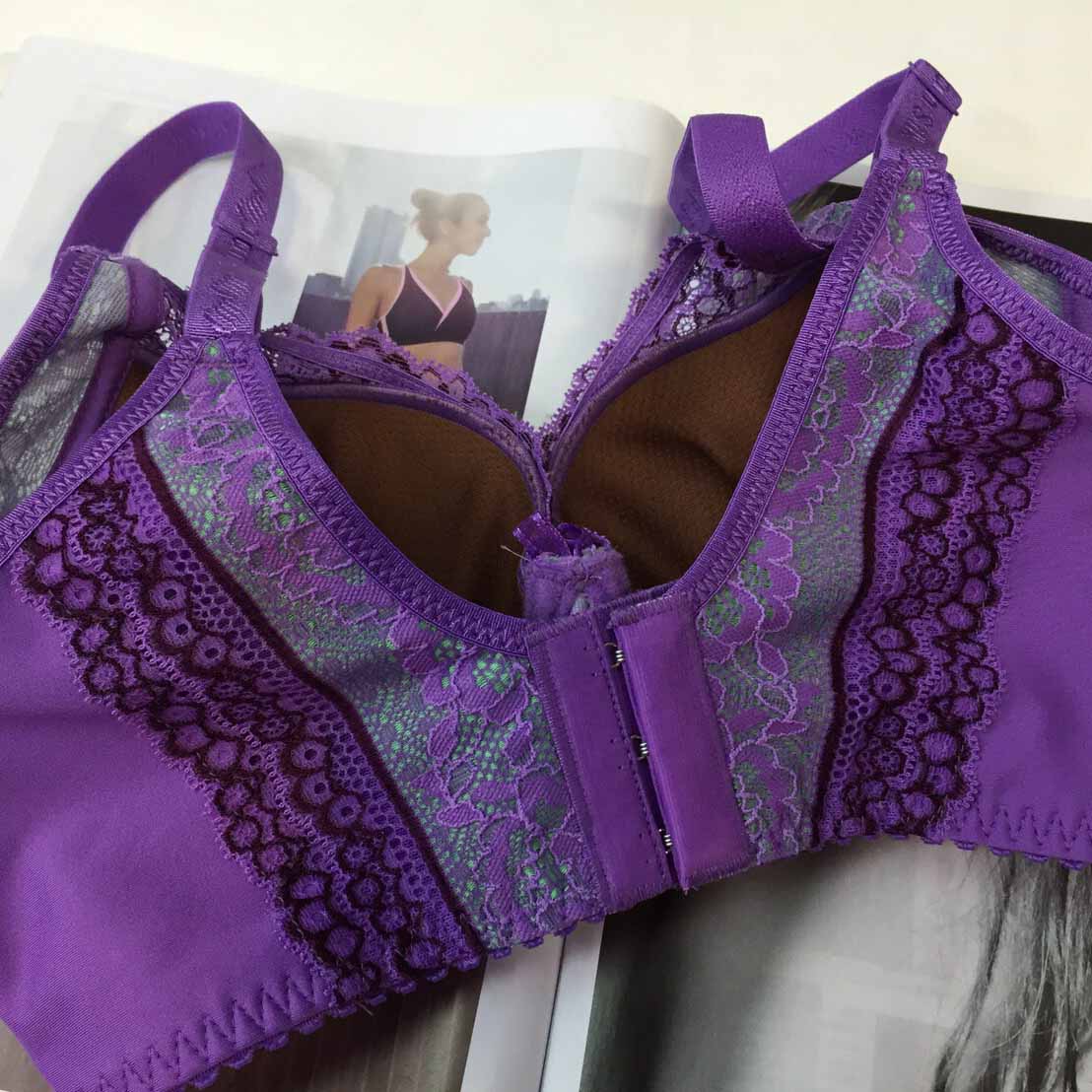 紫醉情迷 咖啡紗調整型內衣