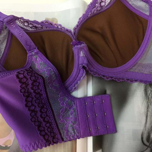 Purple intoxication, lost in a state of ecstasy. Coffee silk adjustable underwear.
