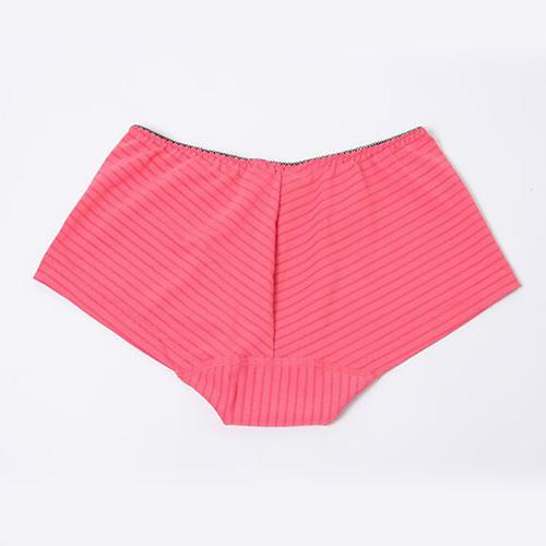 Striped smooth surface fashionable functional low spine heart crescent deep V adjustment to underwear matching underwear