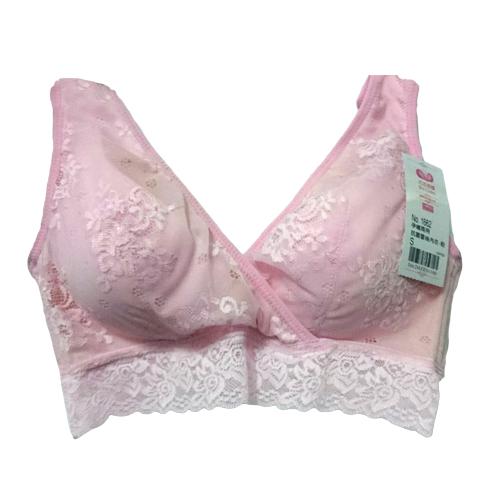 All-day antimicrobial lace bralette without underwire, multi-functional