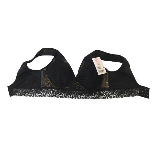 All-day antimicrobial lace bralette without underwire, multi-functional