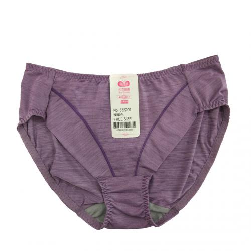 Plain coffee gauze super bag, super comfortable, zero heart deep V underwear matching underwear