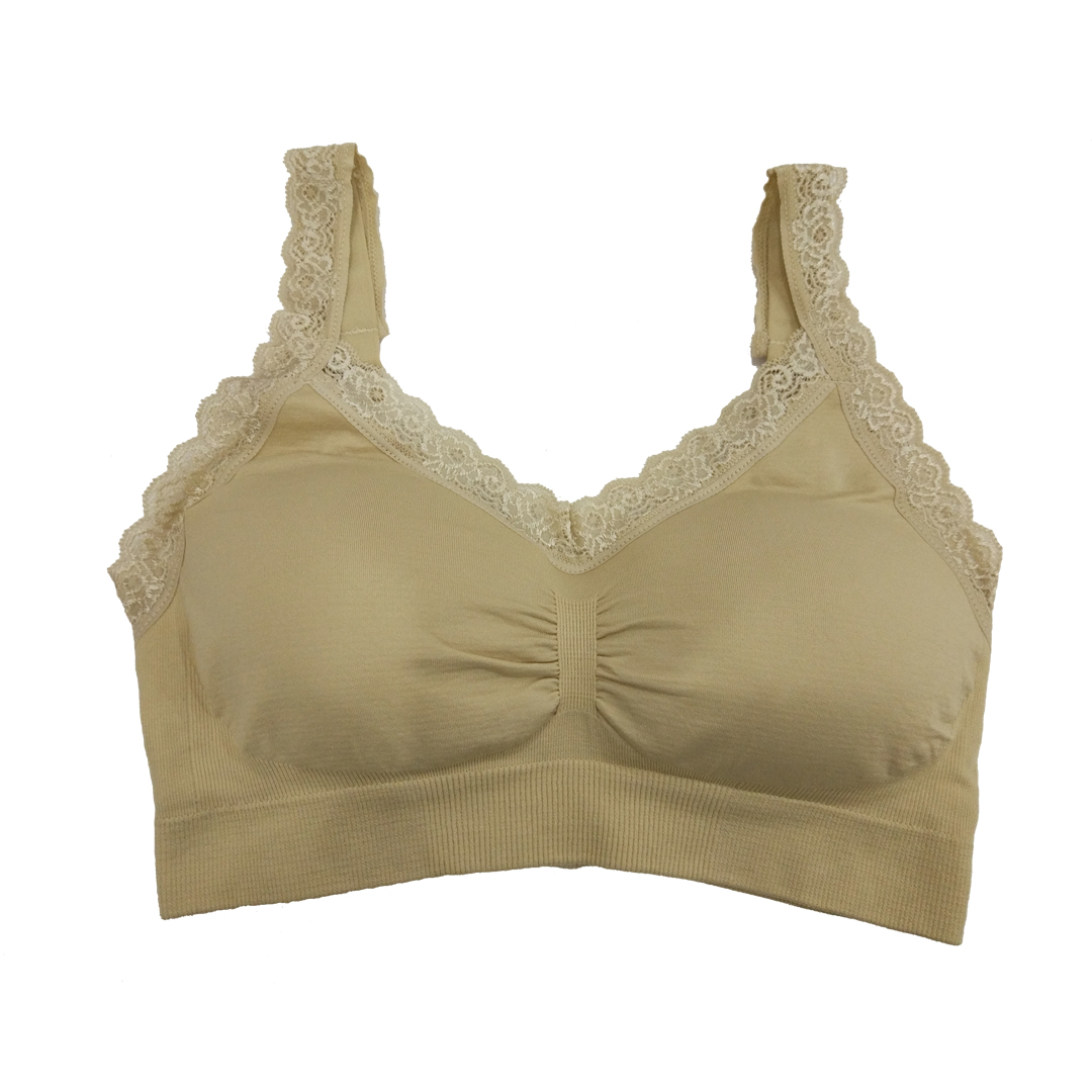 8-12團購VIP再95折，專利健康杯無鋼圈蕾絲吊帶可調式內衣4件組