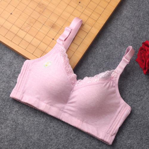 簡約純棉薄款無磁無鋼圈聚攏運動內衣