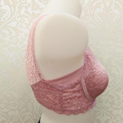 Deep V style beautiful back large repair bra for correcting uneven breasts with highly concentrated lace bralette underwear