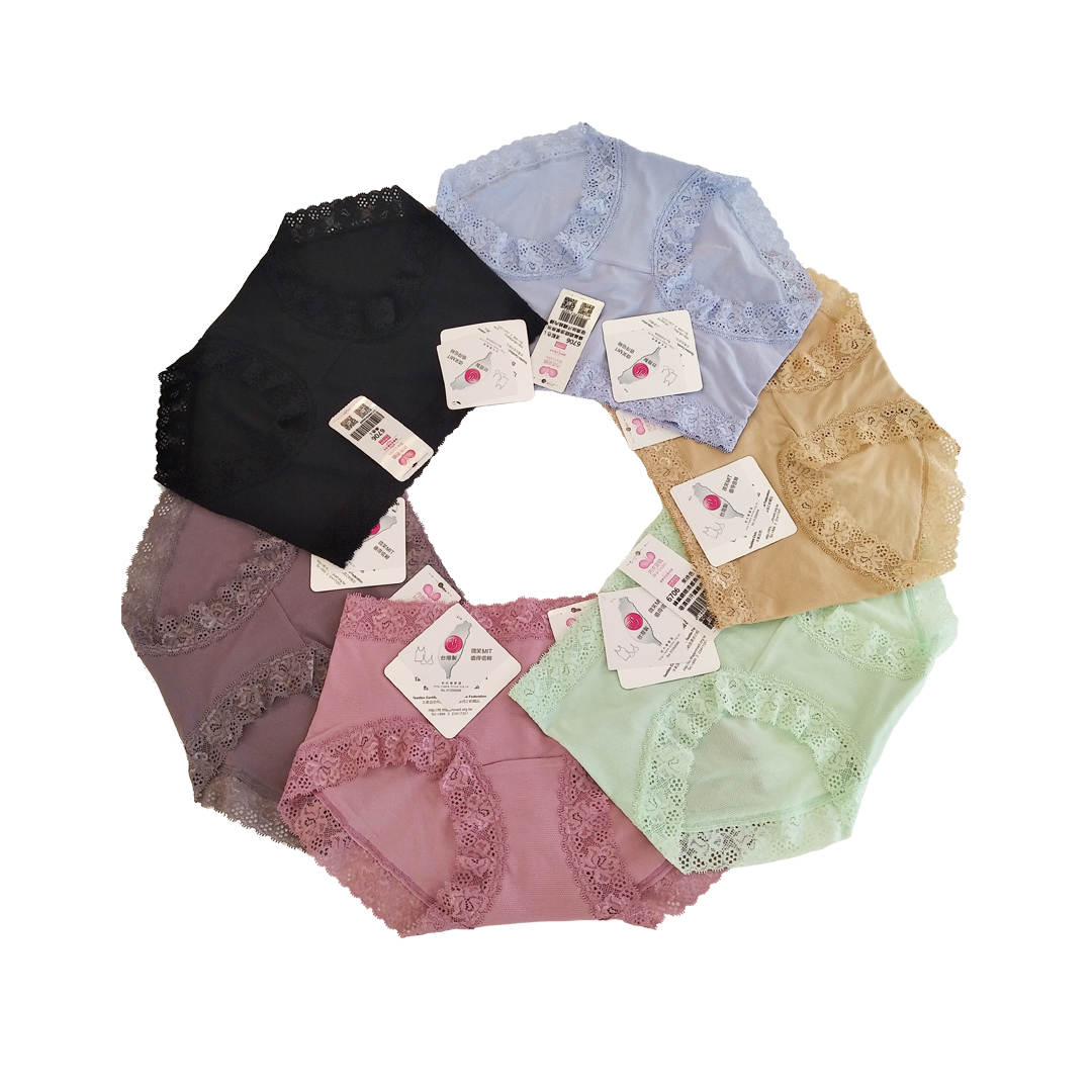 蜂巢網眼涼感奈米吸濕排汗纖維內褲