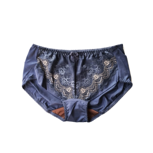 【無鋼圈輕鬆穿】涼感咖啡紗低脊心深V內衣 配套內褲