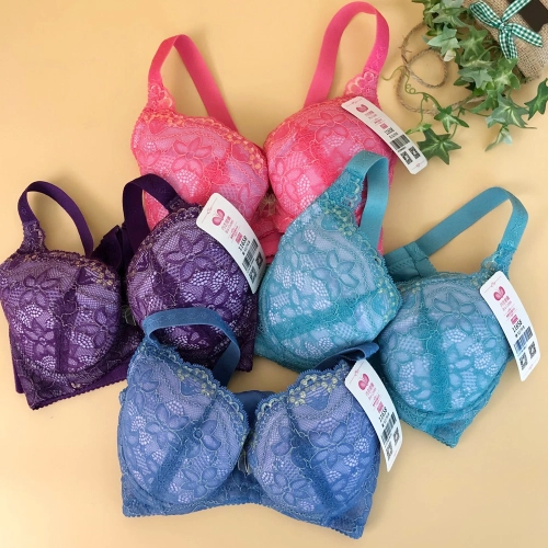 Rainbow Floral Adjustment Shaping Bra