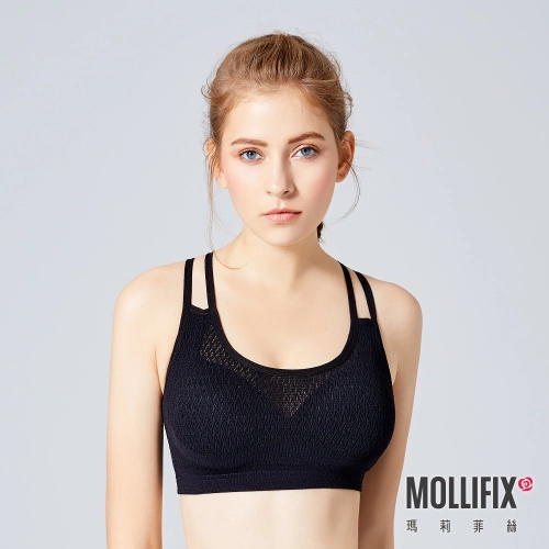 Mollifix Marifis high-profile A++dynamic plastic upgrade color collision sports BRA new color arrival