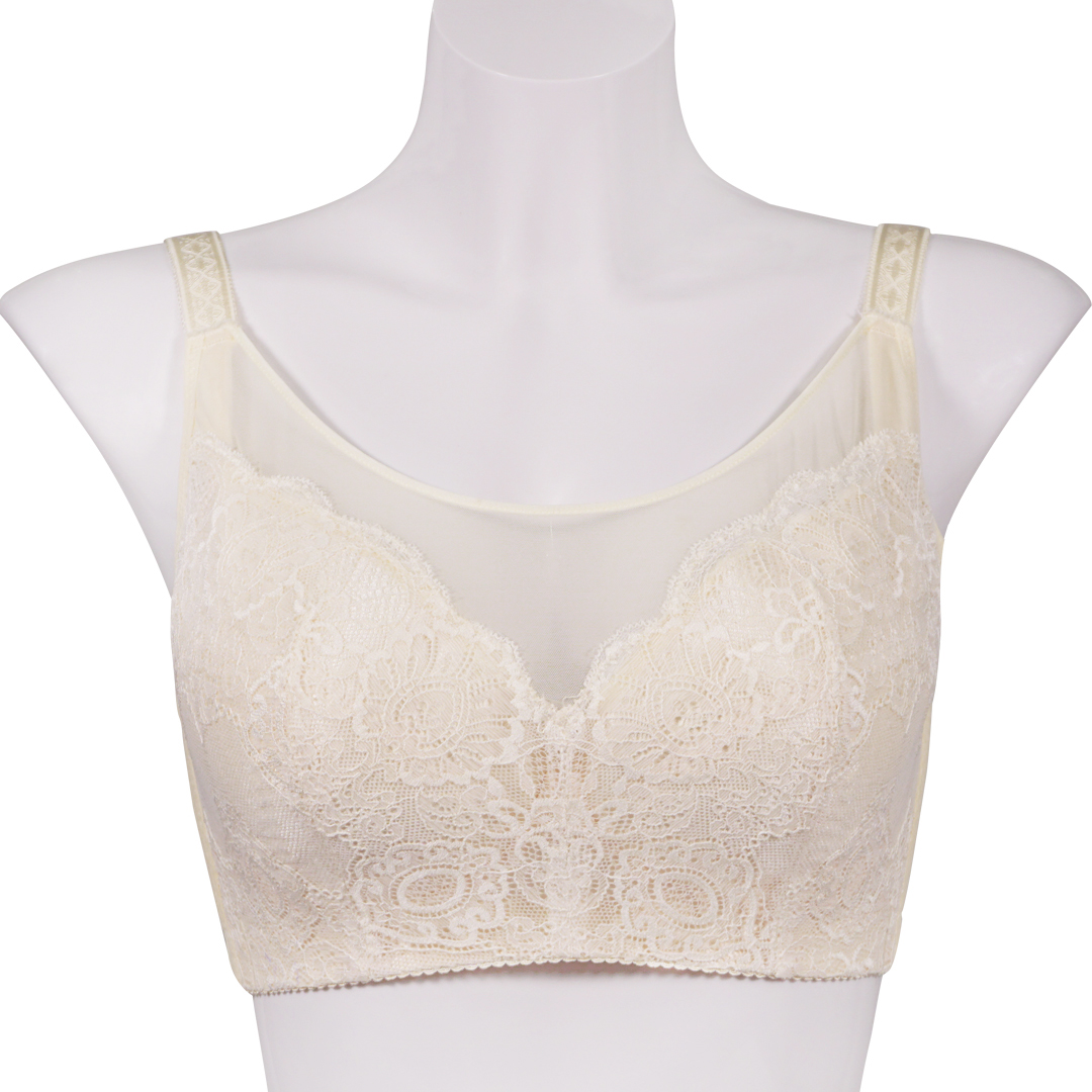 薄款透氣側加高收副乳無鋼圈內衣