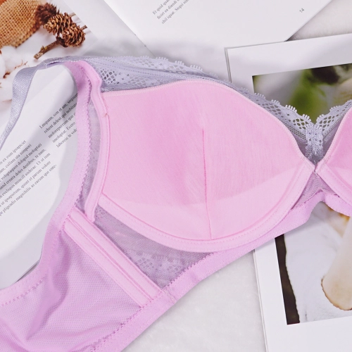 Slit lace sexy sans-steel-bra lingerie