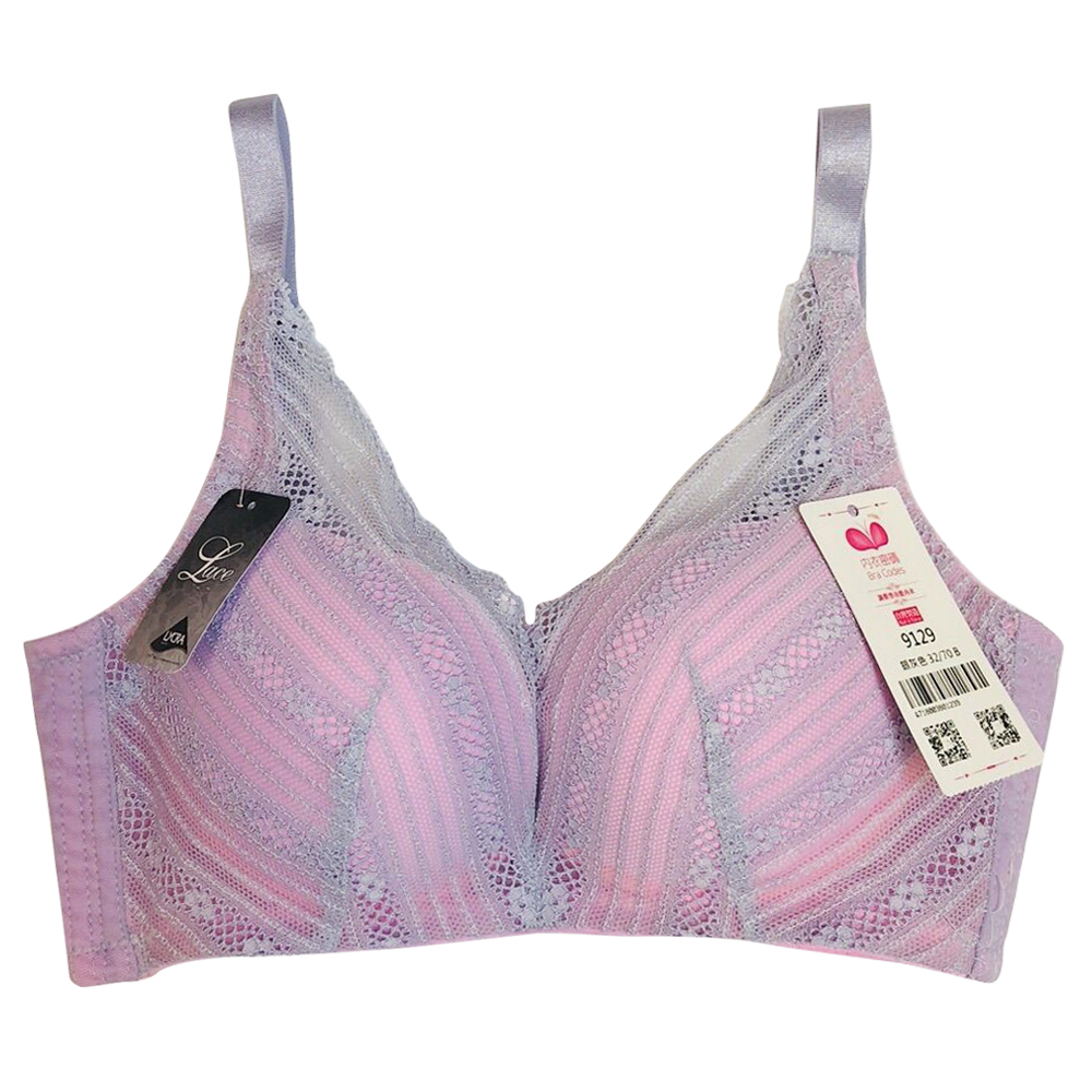 斜紋蕾絲性感無鋼圈內衣