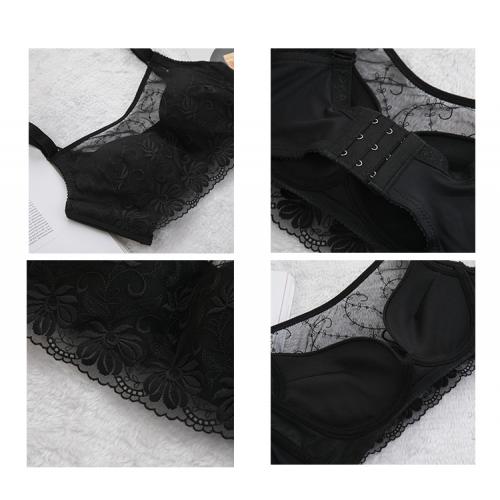 Anti-bare-chest French-style lace no-ring high-adjustable undergarment