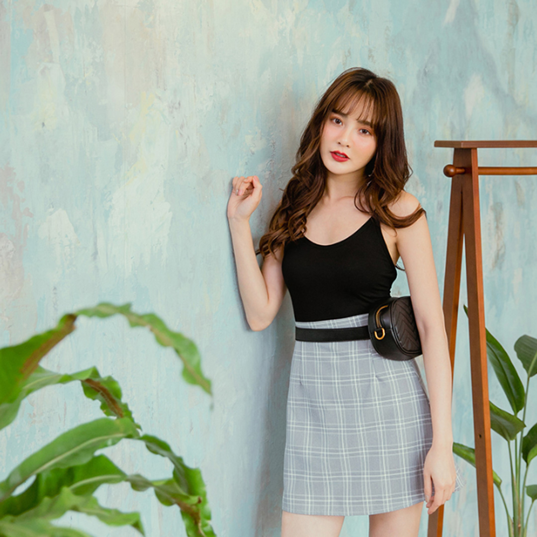 性感交叉美背修身百搭吊帶背心（贈品）