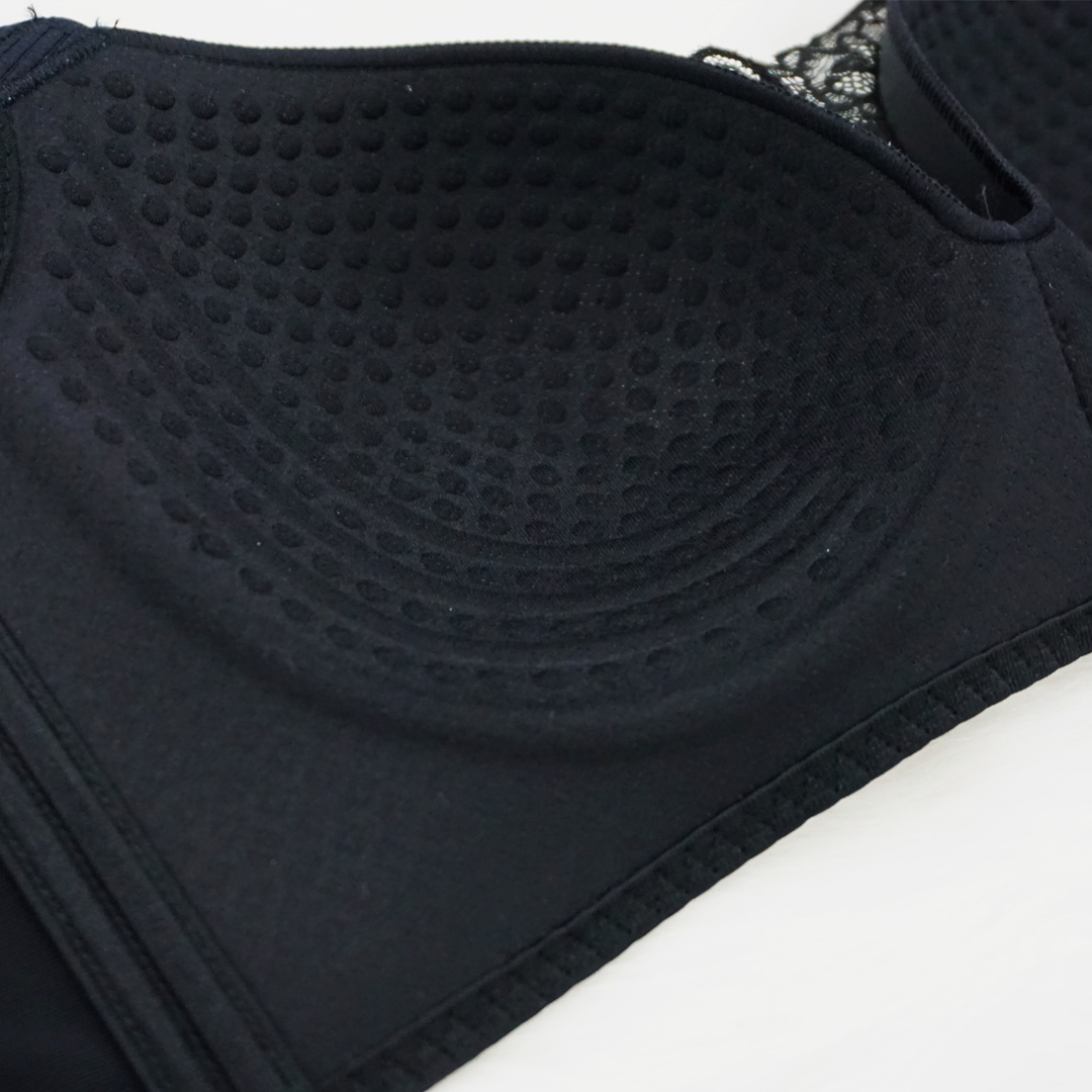 360度罩杯顆粒按摩舒適無鋼圈杯內衣-大到I杯都能穿（MH959）