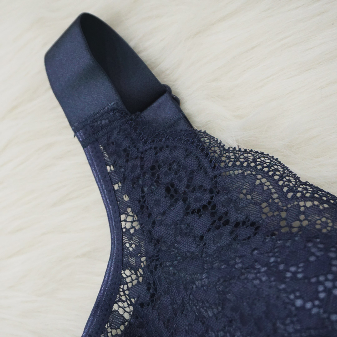 無鋼圈集中調整型聚攏上托性感蕾絲內衣(8-833)