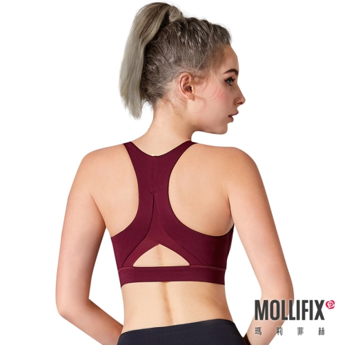 Mollifix MoveFree 協調律動運動BRA (酒紅色)