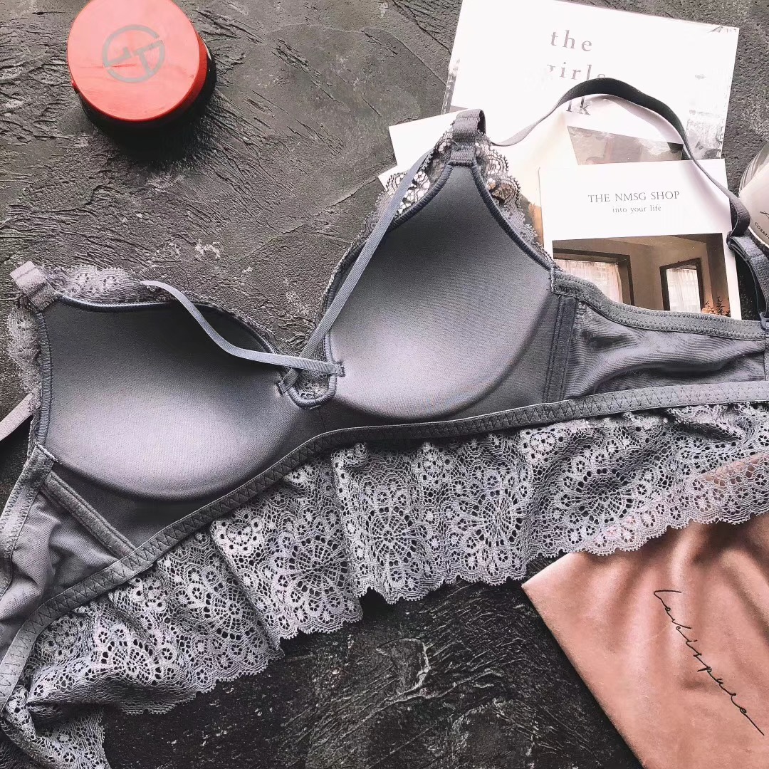 前交叉胃部美修性感無鋼圈內衣