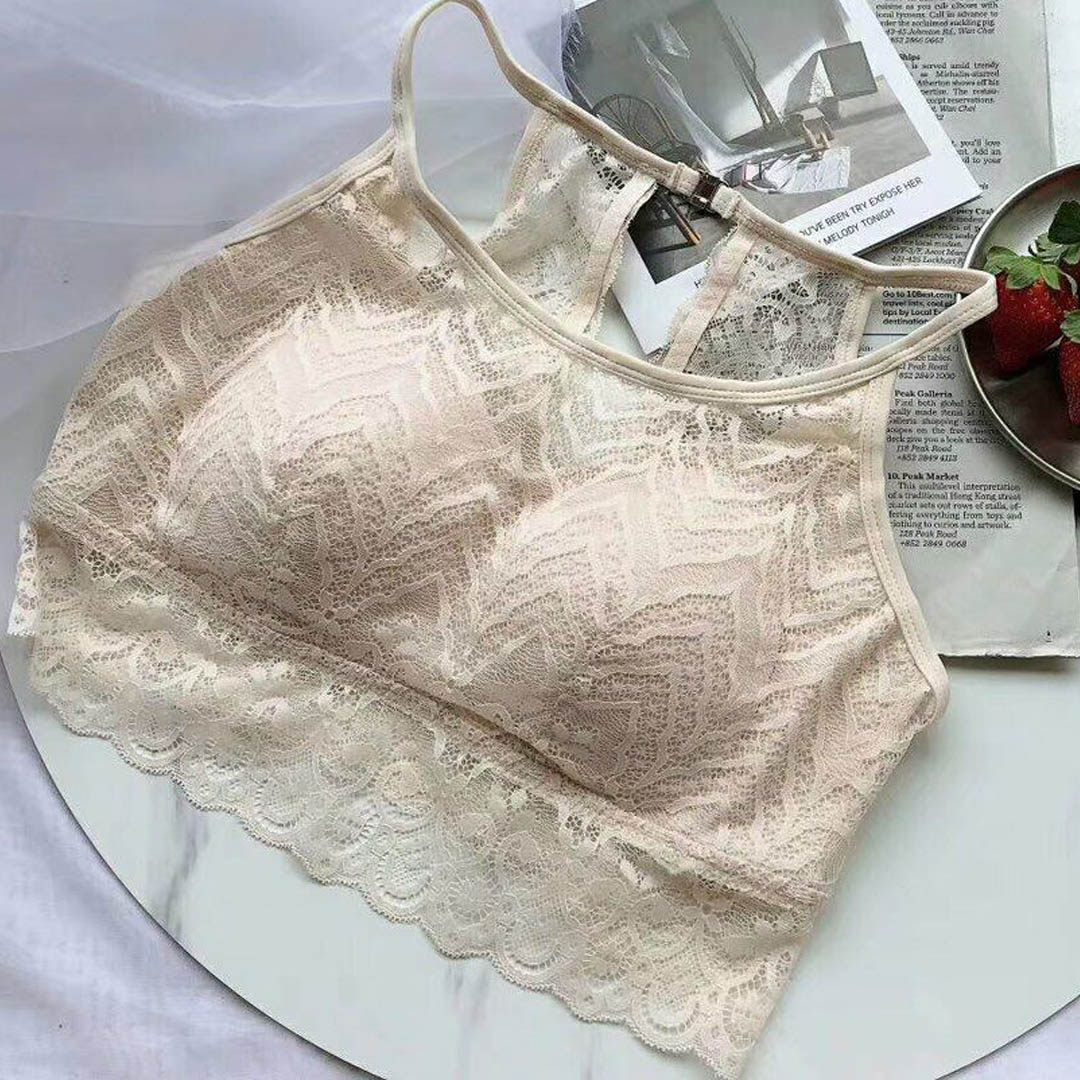 野性浪漫性感抹胸式舒適無痕無鋼圈內衣