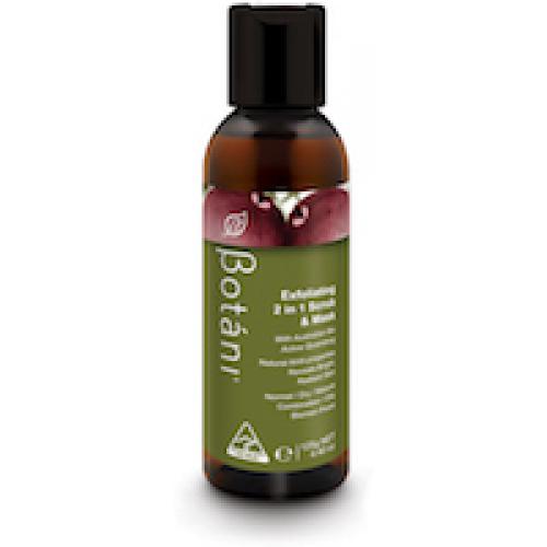 Botani Exfoliating 2 in 1 Scrub &amp; Mask Active Skin Brightening Exfoliating 2 in 1 Scrub facial mask bottle