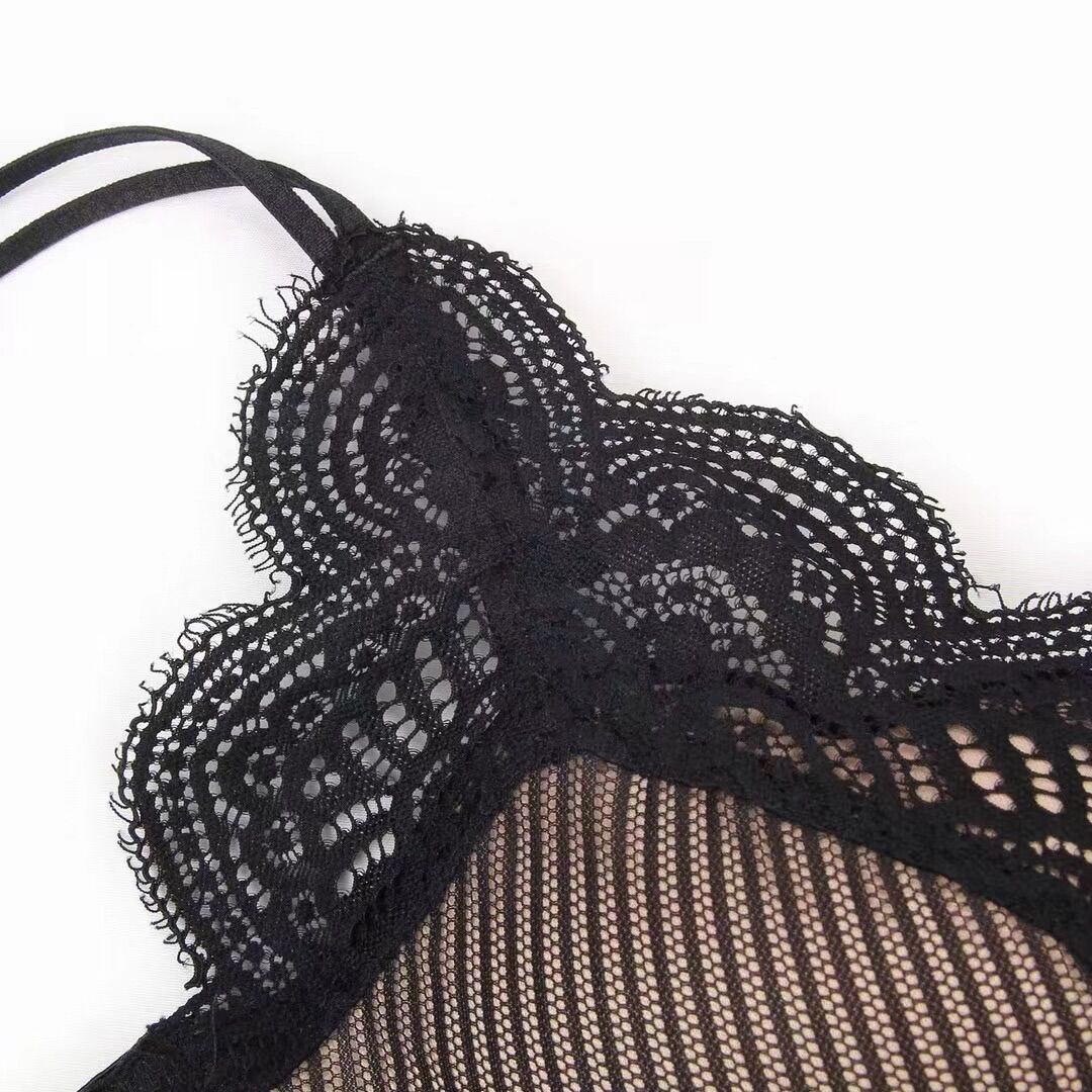 性感蕾絲美背舒適無鋼圈上薄下厚內衣