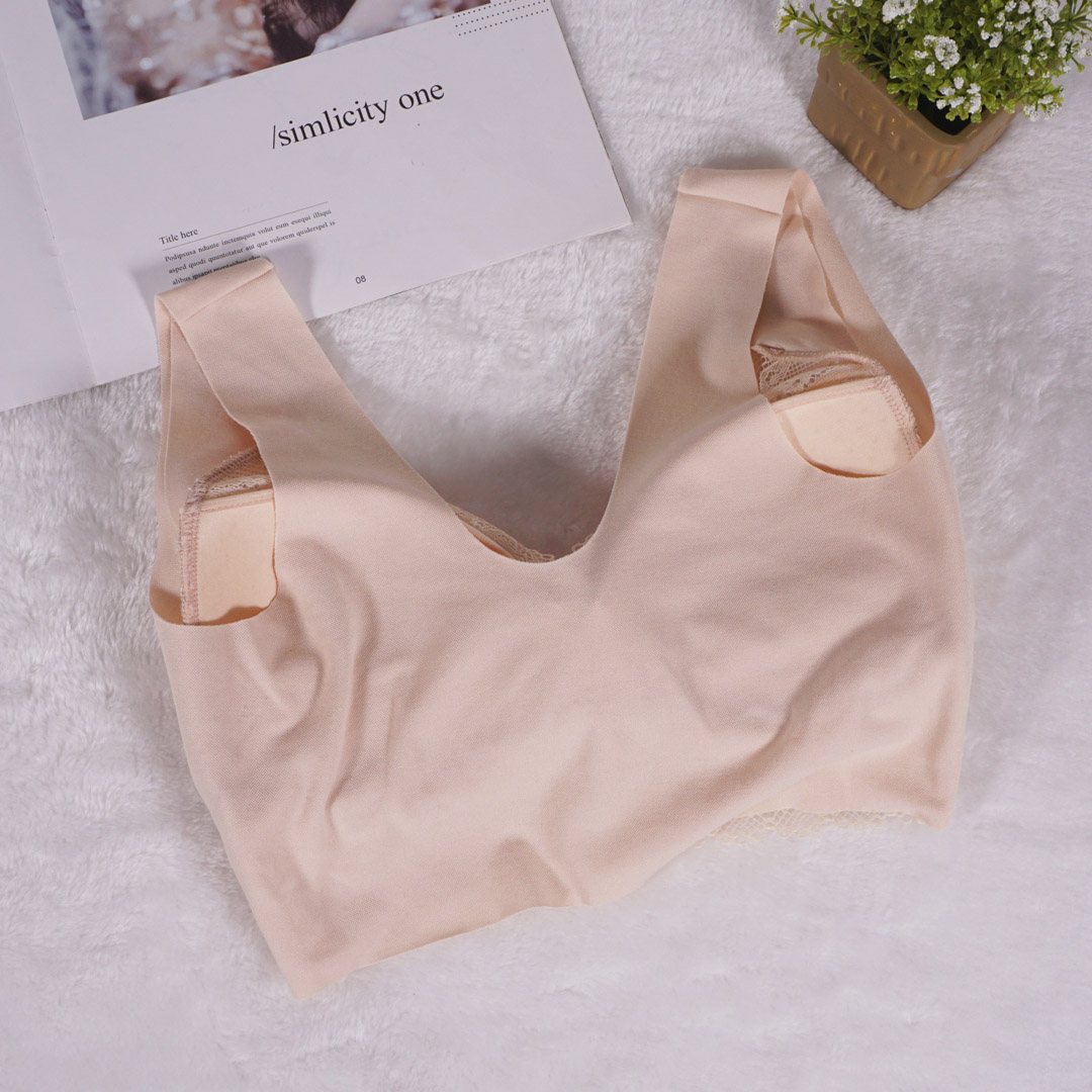 韓式無束縛性感蕾絲無痕無鋼圈背心內衣(SY017)