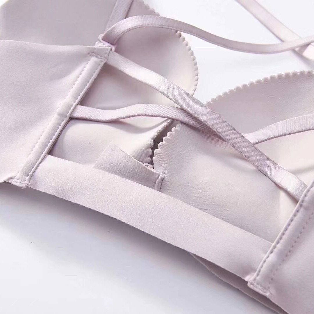 前扣上下可調交叉美背無托無鋼圈內衣