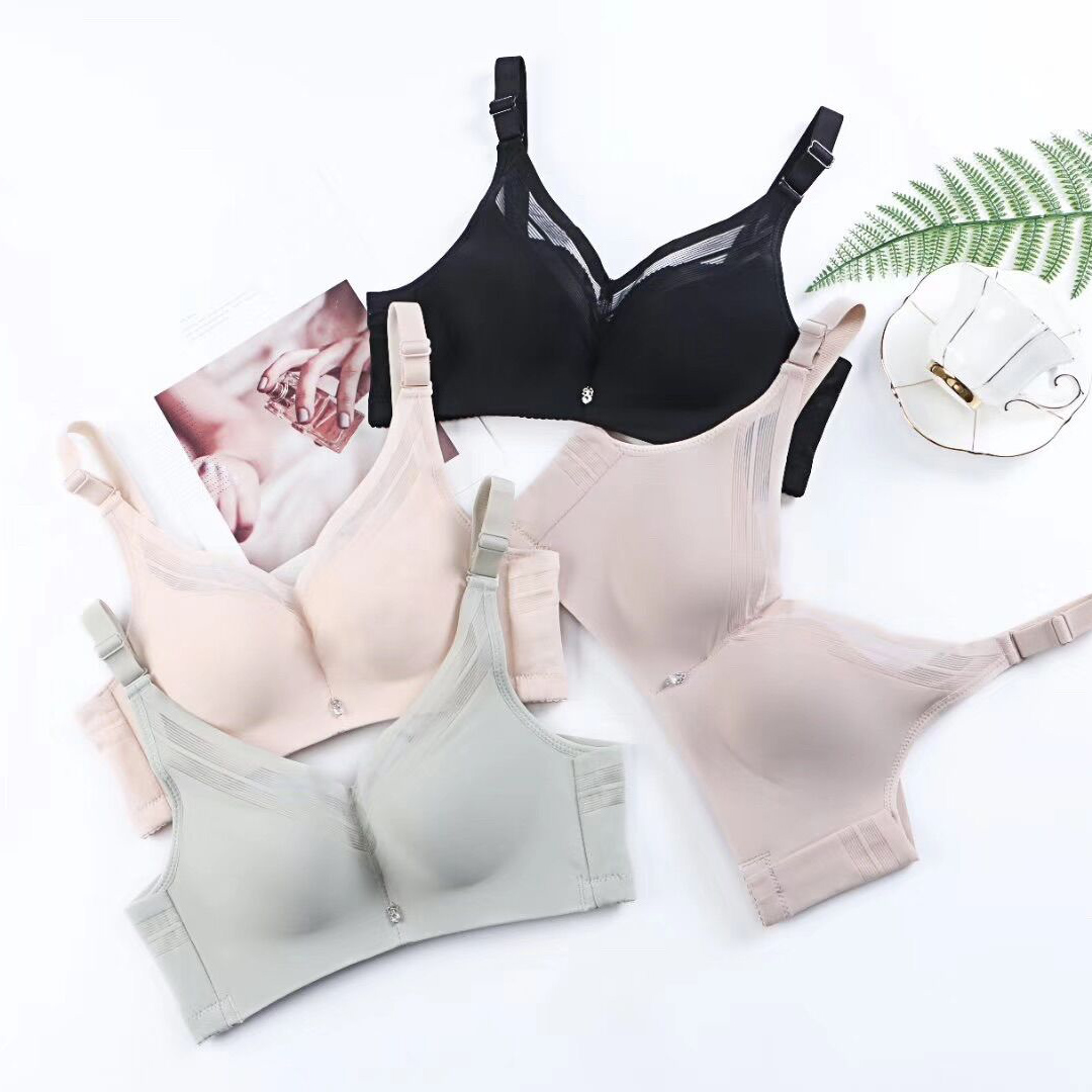 大胸顯小，全罩杯聚攏上托側收無痕內衣