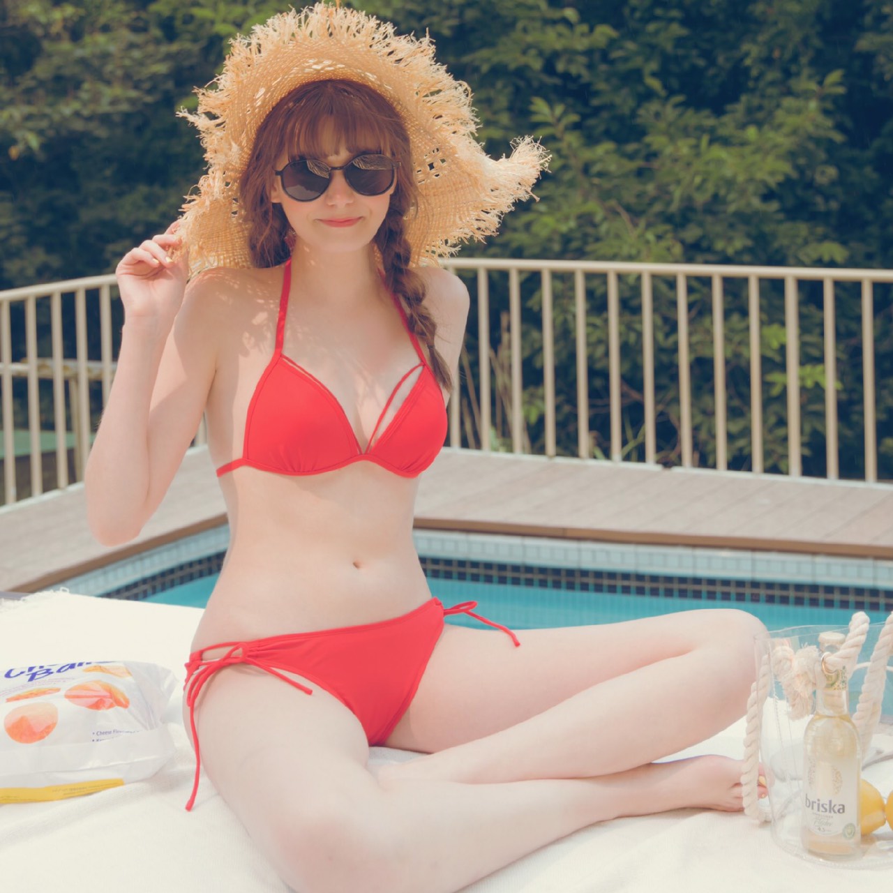 讓你戀愛馬卡龍比堅尼美胸泳衣-台灣製