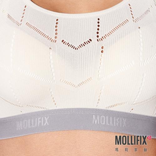 Mollifix A++Simple Y Back Logo Ribbon Comfortable BRA