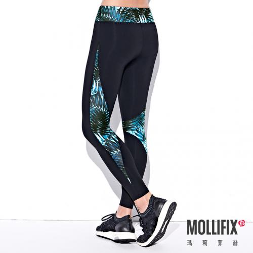 【Mollifix】流動拼接動塑褲
