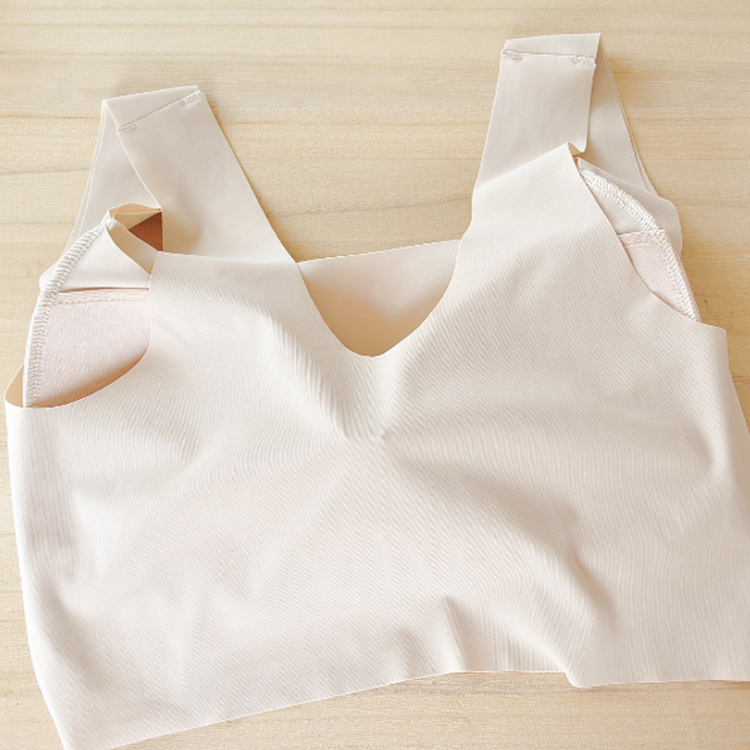 獨立剪裁無痕面料棉杯里無鋼圈内衣背心