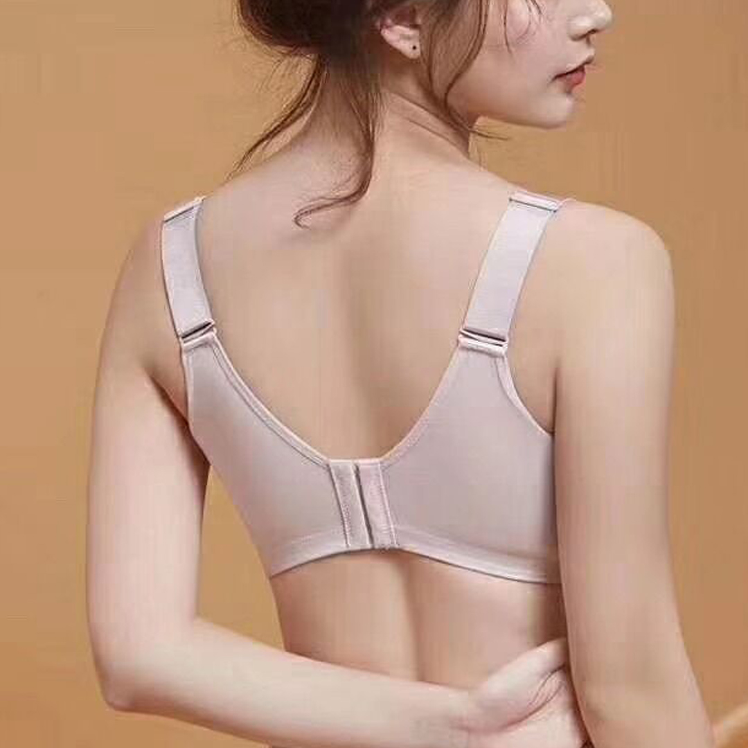 超薄舒適透氣孔大胸顯小性感蕾絲聚攏無痕內衣