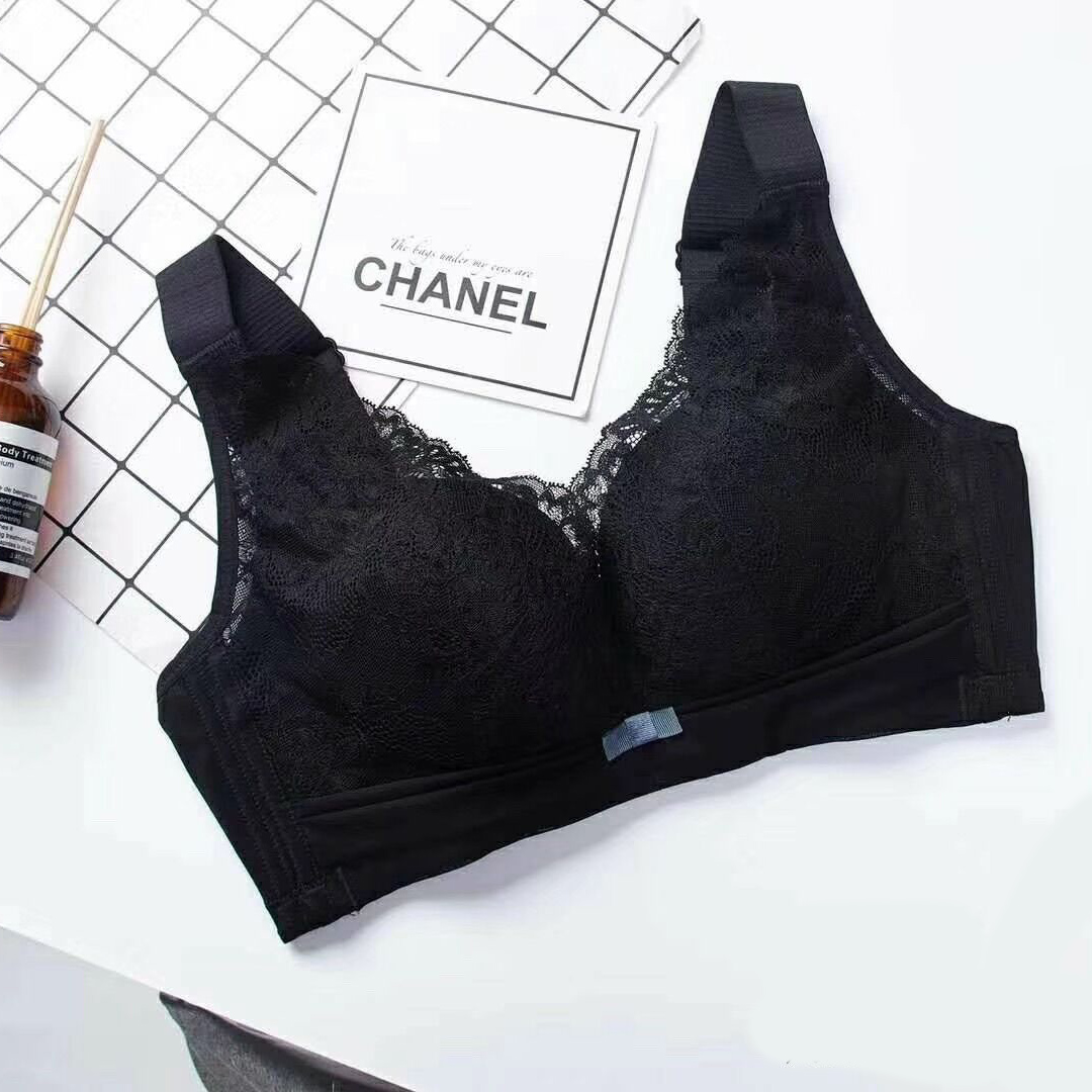 超薄舒適透氣孔大胸顯小性感蕾絲聚攏無痕內衣