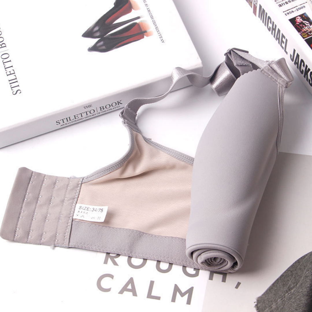 舒適親膚按摩超薄大杯性感U型美背聚攏無痕内衣 DEF