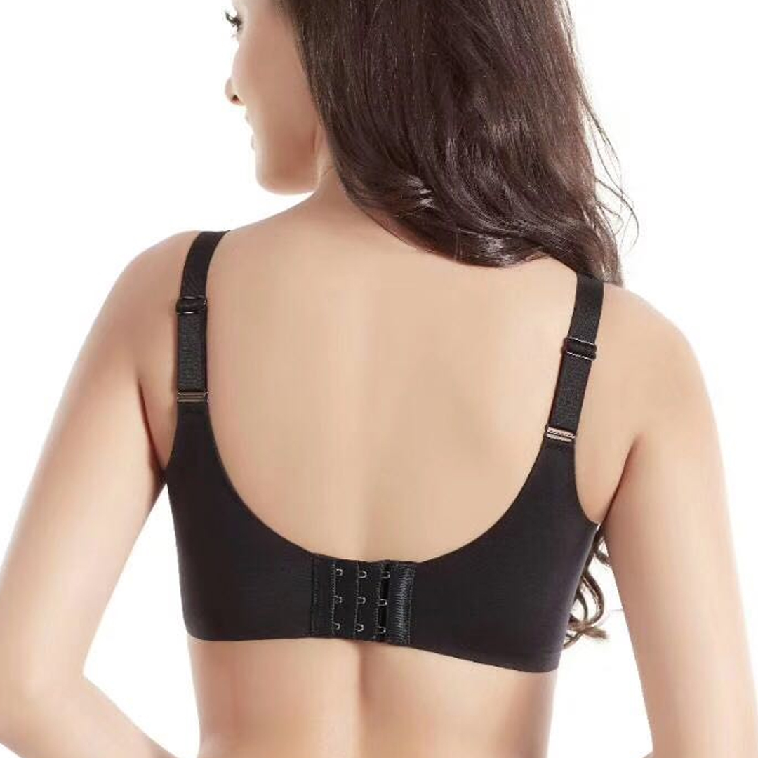 侧翼無痕無感貼輕薄調整聚攏舒適純棉無鋼圈內衣