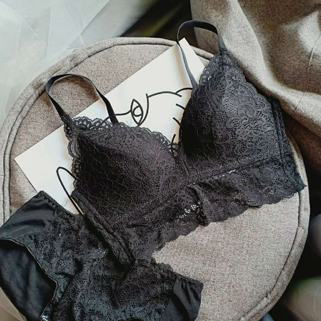 深V法式性感蕾絲薄款舒適聚攏上托美背調整內衣