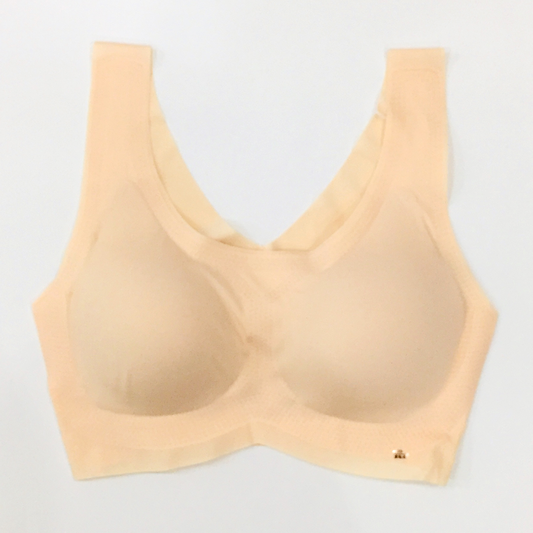 日式冰絲一片式無痕光面分體杯睡眠運動背心式內衣