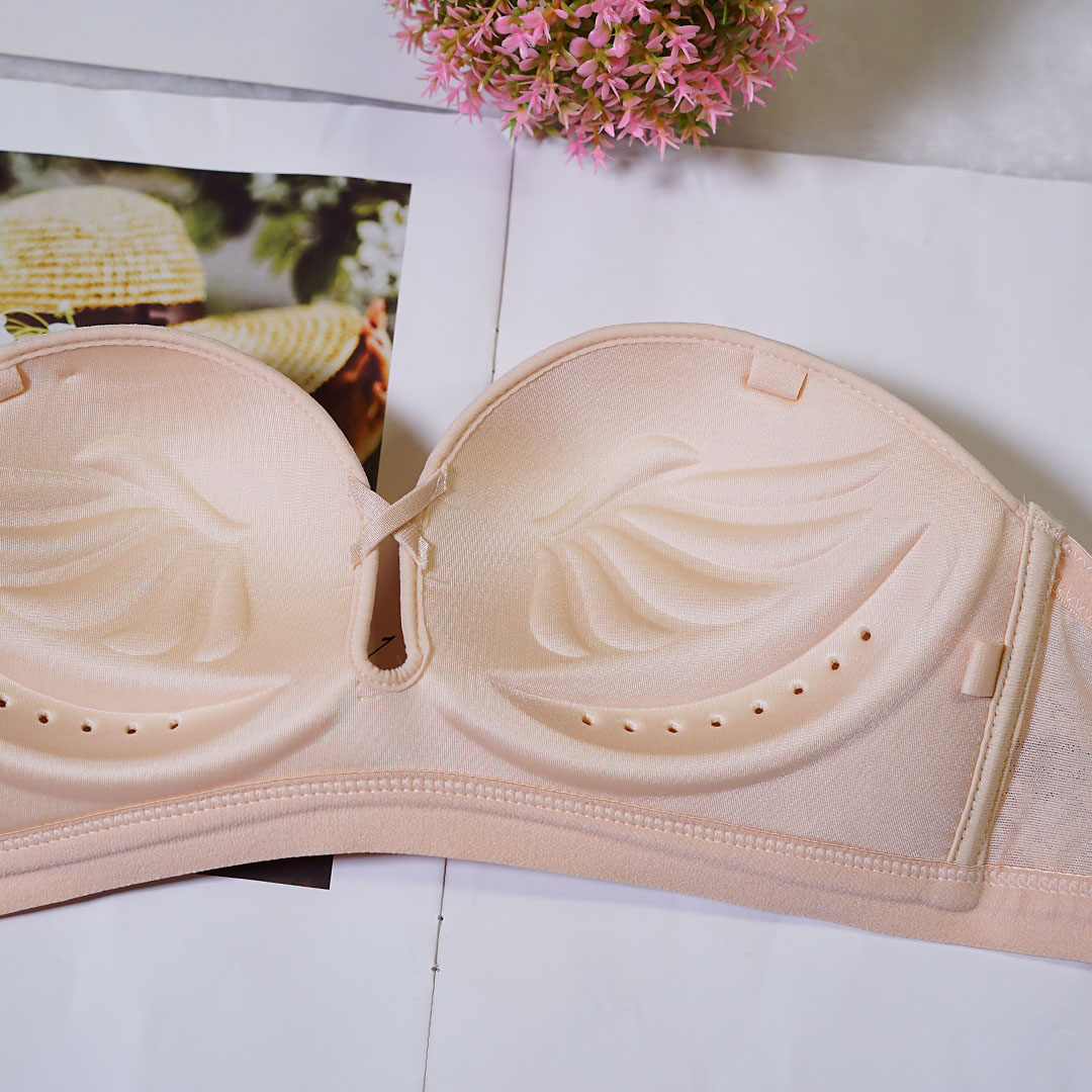 無肩帶一字肩性感美背聚攏無痕防滑隱形内衣