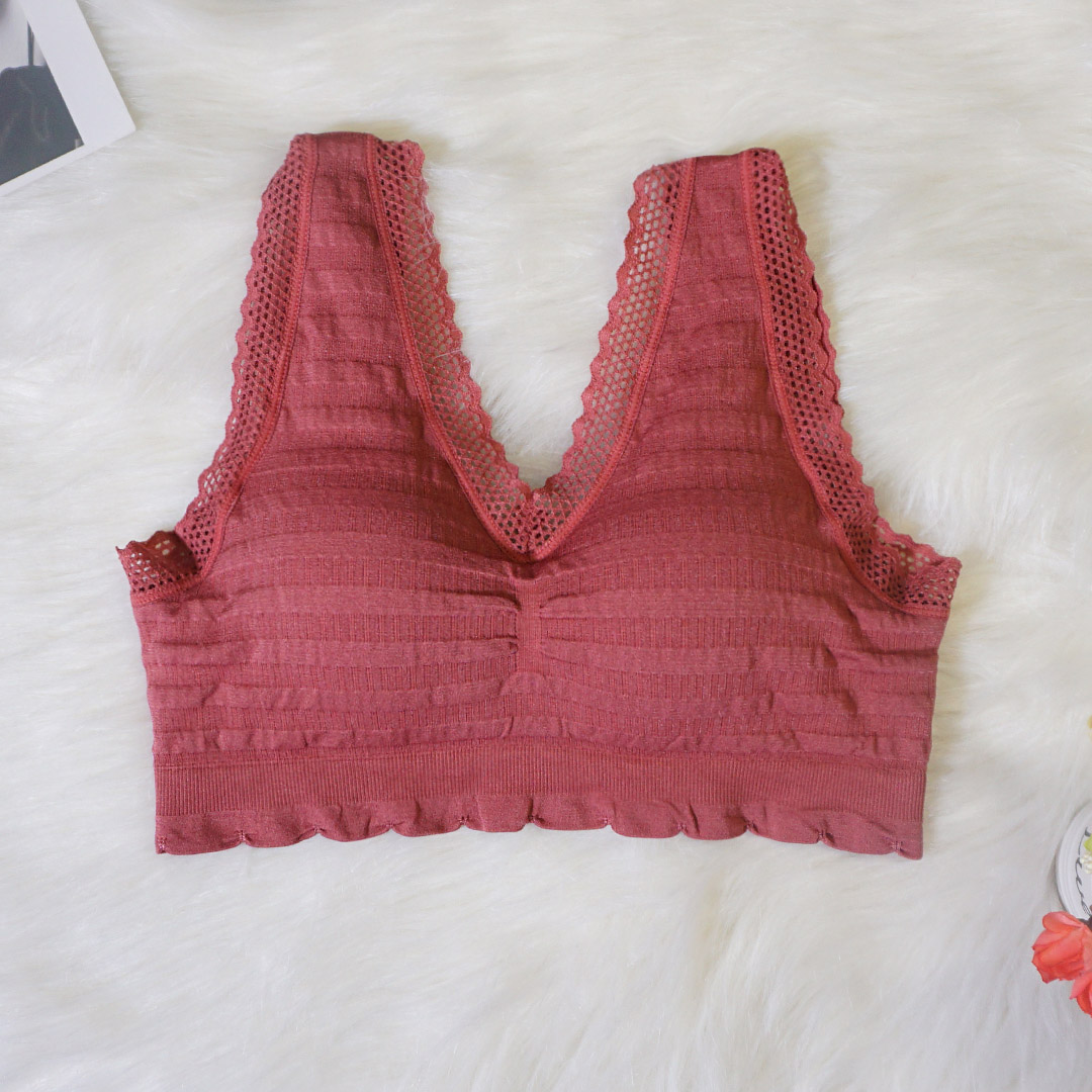 零壓力無鋼圈背心式瑜伽運動3D立體魔術杯聚攏防下垂睡眠內衣