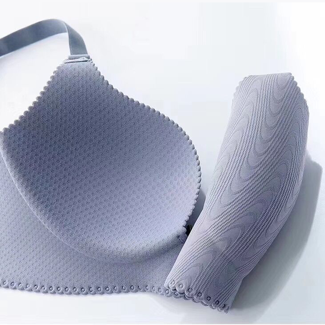 一片式3D立體無痕聚攏上托舒適零束縛嬰肌棉透氣無鋼圈內衣