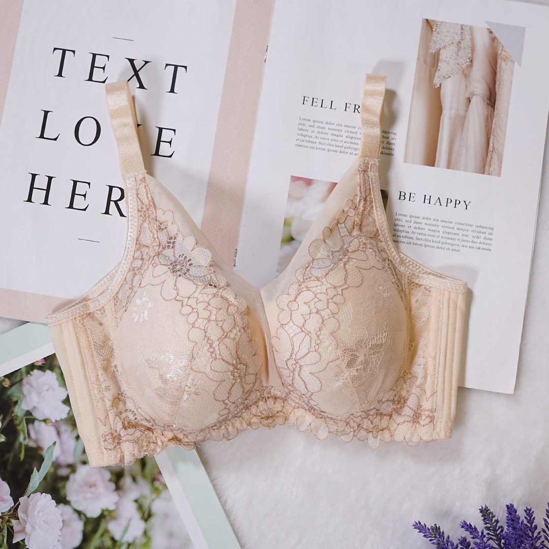 【無鋼圈輕鬆穿】MIT 舒適無壓法式性感貼身無鋼圈內衣